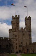 Wieże zamku Caernarfon